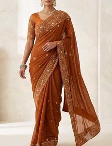Elegant Embellished Saree