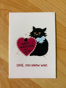 NEW Writeable Funny Valentines Day Greeting Card