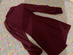 Shein Maroon Blazer Dress