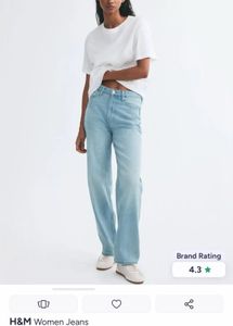 Light Wash Wide Leg Jeans