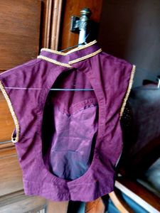 Elegant  Blouse with Gold Embellishments