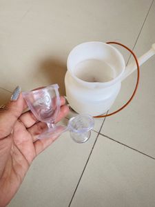 Yoga- jal Neti And Rubber Niti Pot With Eye Cups