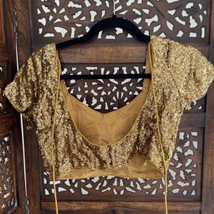 Brand New Designer Sequin Padded Blouse