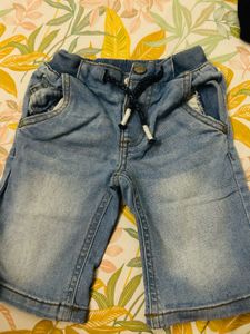 Mothercare-Light Wash Denim Capri Pant