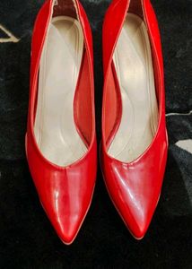 Red Pointed Toe Heels
