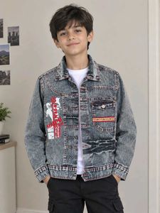 Denim Jacket with Graphic Print (boys 8-10y.old)
