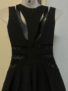 Chic Black Sleeveless Fit &amp; Flare Dress