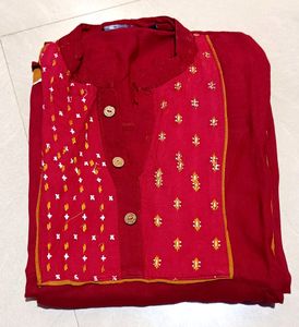 Maroonish- Red KURTA FOR WOMEN ✅