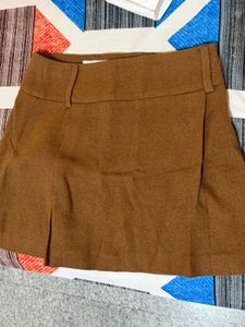 Brown Mini Skirt