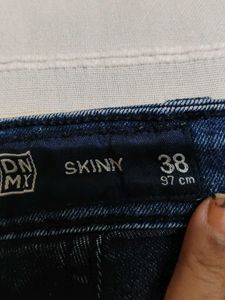 Classic Dark Wash Denim Jeans