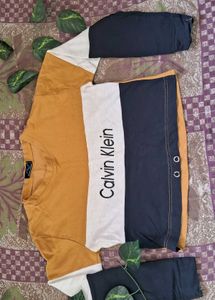 Calvin Klein Colorblock Long Sleeve Tee