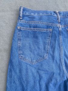 💯 Vintage Blue Denim Jeans | Wide Leg Baggy Fit
