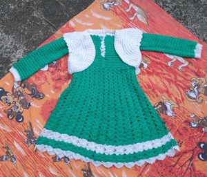 Handmade Crochet Dress with Bolero
