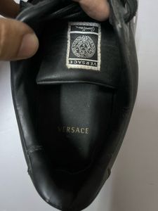 Versace Black Logo Sneakers