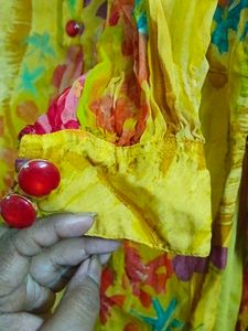 Vibrant Floral Print Kurta with Palazzo Set