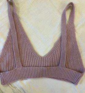 Knit Bralette Top