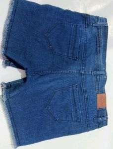 Blue Denim Shorts