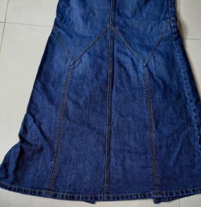 Long Denim Skirt