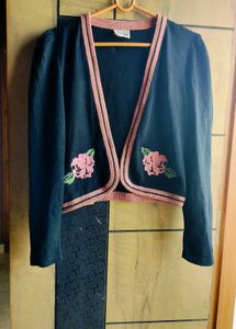 Charming Embroidered Cardigan