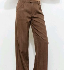 Dockers Brown Pinstripe formal Trousers | Size 30