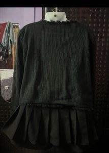 y2k tweed sweater top