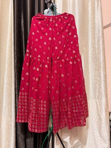 Elegant Red Kurta Set with Dupatta