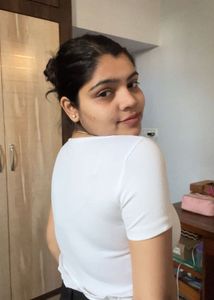 White Crop Top with Drawstring stretchable
