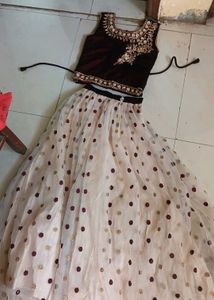 Vintage beaded lehanga