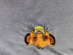 Lion King Embroidered Top