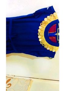 👗nevy  Blue Embellished gown dress🫶🏻