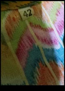 Vibrant Chevron Print Kurta