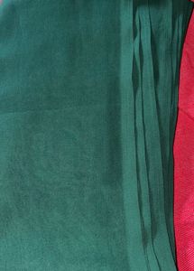 Elegant Emerald Green Saree