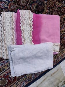 Embroidered Kurta Set with Dupatta