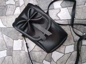 Cute Black Bow Crossbody Bag
