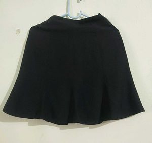 Black Flared Skirt