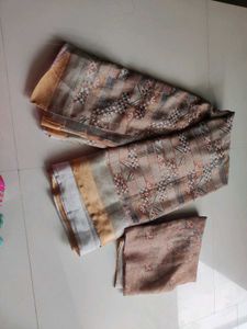 Elegant Printed Saree with Blouse