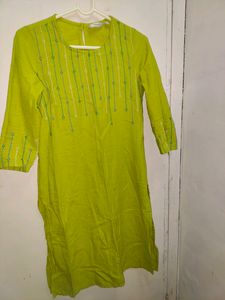 Lime Green Kurti