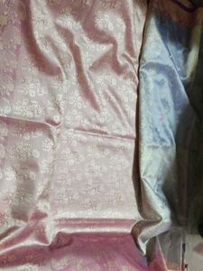 Elegant Rose Gold Saree
