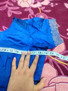 Silk Saare Royal Blue colour