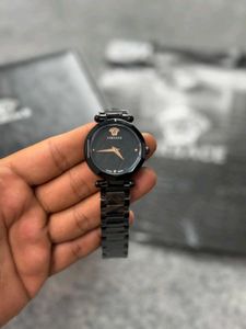 Versace Black &amp; Rose Gold Watch