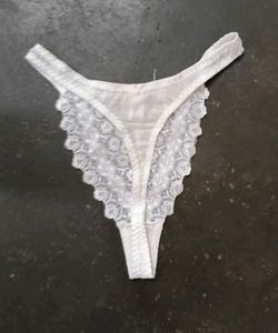 White Lace Thong Panty