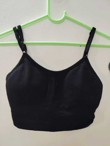 Black Crop Top Bralette✨