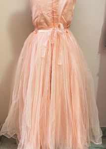 Elegant Peach Gown
