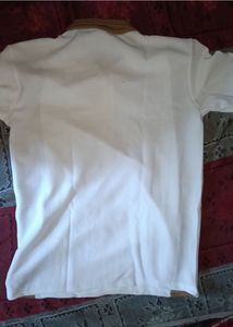Colorblock Zip Polo T-Shirt