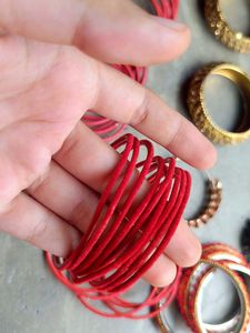 Red Velvet Bangles