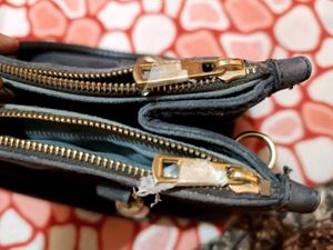 Hand Bag Wool Like Fabric