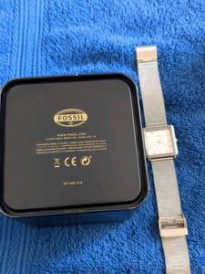 Fossil Watch with Mesh Band