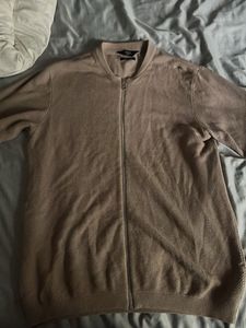 Zip-Up Knit Jacket