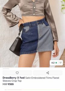 Pretty Satin Crop Top