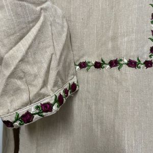 Linen Kurta Set